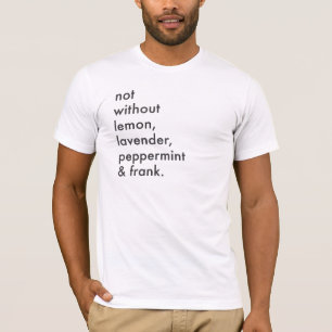 T-shirt sans huiles essentielles des hommes "pas"