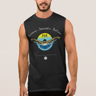 T-shirt Sans Manches PDR de natation - Persistance-Détermination-Résili