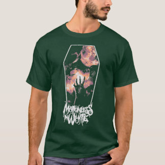 T-shirt Sans mouvement en Pleine lune blanche café