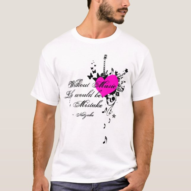 T-shirt Sans musique… (Devant)