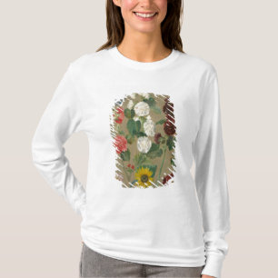 T-shirt Sans titre (fleurs) (huile à bord)