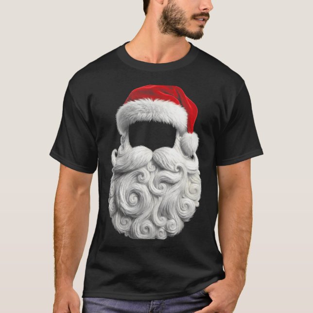 T-shirt Santa 67 6 7 Six Seven Beard Cool Realistic  (Devant)