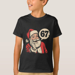 T-shirt Santa 67 Noël Six Seven Meme 