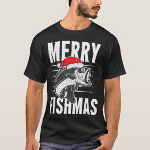 T-shirt Santa a encore attrapé mon poisson - Conception de