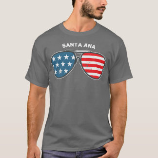 T-shirt Santa Ana California CA US Cities America 4th of J