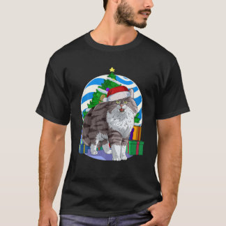 T-shirt Santa Christmas Tree De