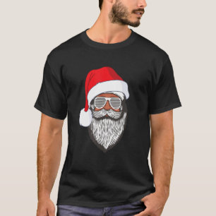 T-shirt Santa Claus Black Xmas Santa Afro African American
