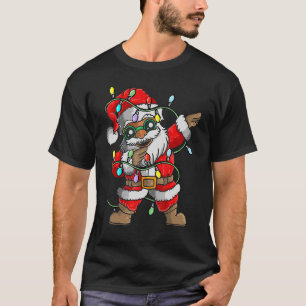 T-shirt Santa Claus Black Xmas Santa Afro African American