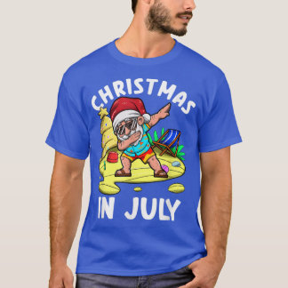 T-shirt Santa Claus Christmas In July Celebration Summer V