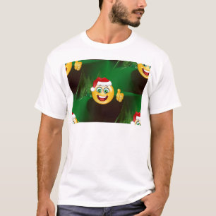 T-shirt santa claus emojis