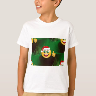 T-shirt santa claus emojis