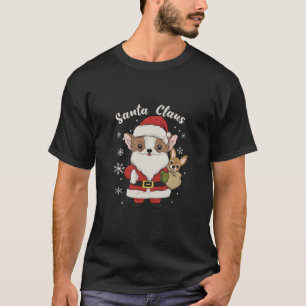 T-shirt santa claus et chihuahua