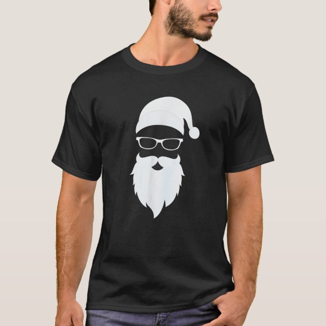 T-shirt Santa Claus Lunettes de soleil Drôle Hipster Femme (Devant)