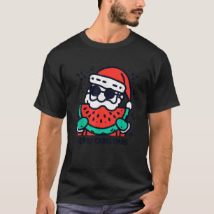 T-shirt Santa Claus Manger Watermelon Vintage Melon Xmas L