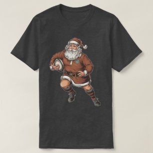 T-shirt Santa Claus Vintage Ragby