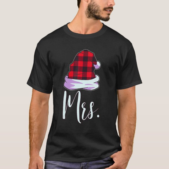 T-shirt Santa Couples Matching Christmas PJs For Couples R (Devant)