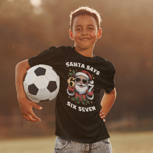 T-shirt Santa dit 6-7 Six Seven Meme Noël