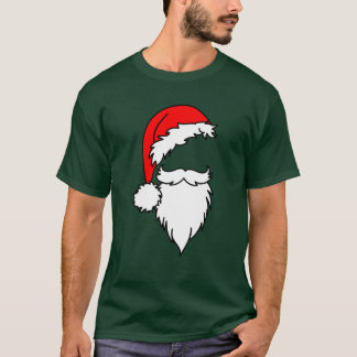 T-shirt Santa Hat avec barbe