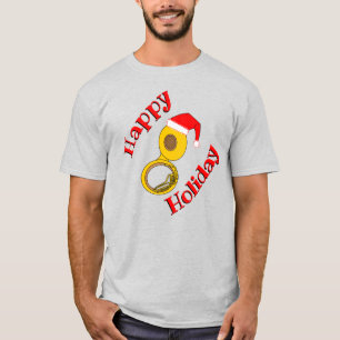 T-shirt Santa Hat Tuba
