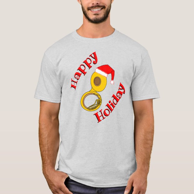 T-shirt Santa Hat Tuba (Devant)