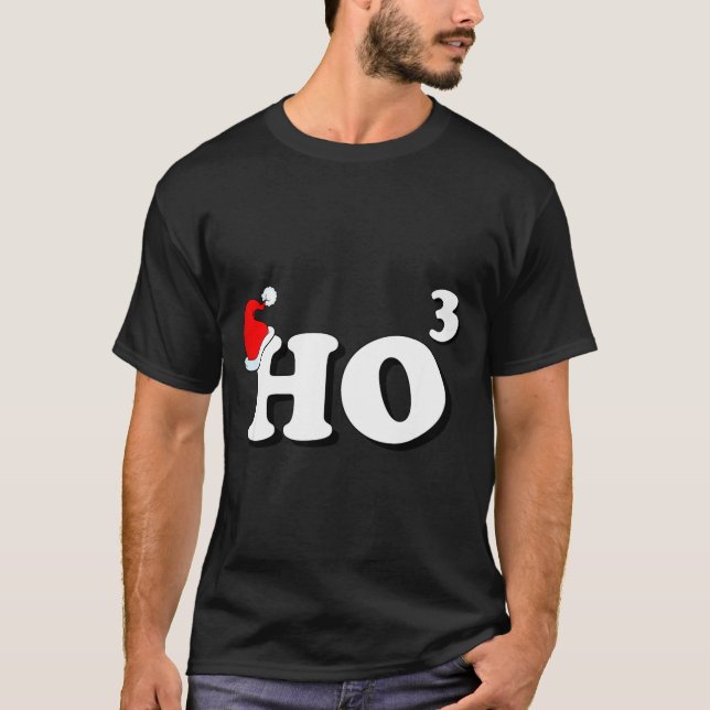 T-shirt Santa Ho3 Ho Cubed Gift Women Men Teacher Funny Ch (Devant)