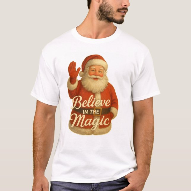 T-Shirt SANTA MAGIE-CROIRE EN LA MAGIE (Devant)