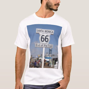 T-shirt Santa Monica, la Californie - droite 66