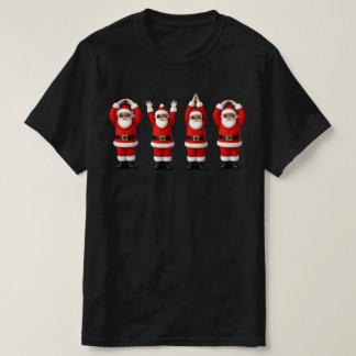 T-shirt Santa Ohio Fête du Midwest O-H-I-O Noël