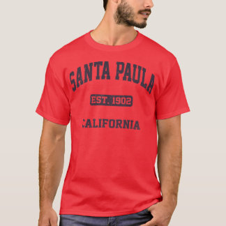 T-shirt Santa Paula California CA vintage state Athletic s