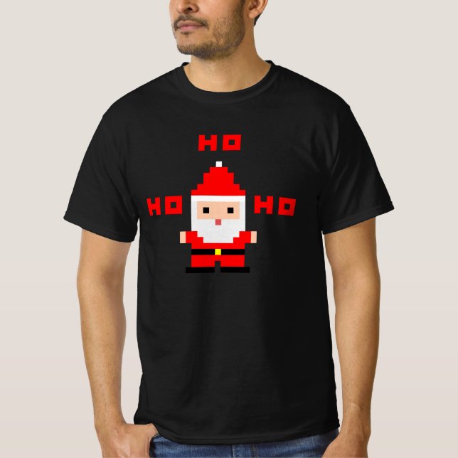 T-shirt Santa Pixel Art 2 (Devant)