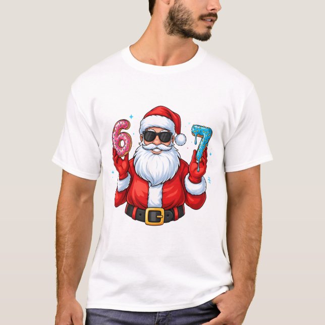 T-shirt Santa’s 6 & 7 Donut Party (Devant)