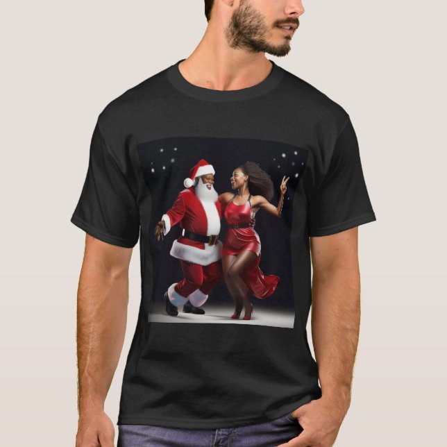 T-shirt Santa’s Holiday Dance Party (Devant)
