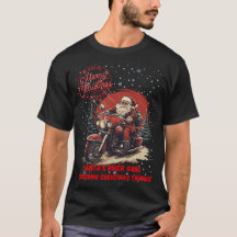 T-Shirt Santas Biker Gang Joyeux Noël