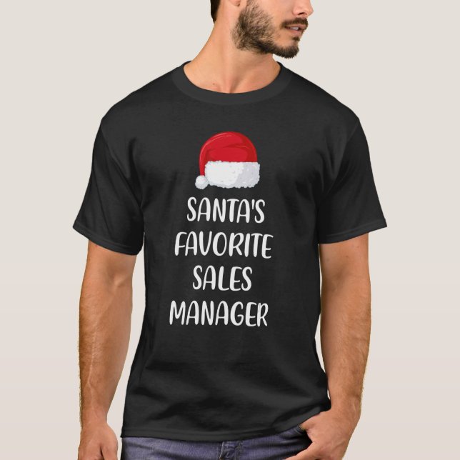 T-shirt Santas Directeur des ventes favorites Pyjama de No (Devant)