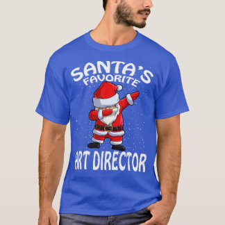 T-shirt Santas Favori Directeur d'Art Noël