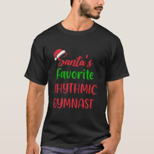 T-shirt Santas Favori Gymnaste rythmique Gymnastique Chris