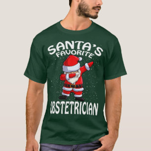 T-shirt Santas Favori Obstétricien Noël