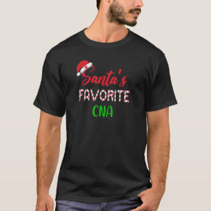T-shirt Santas Favorite CNA Chritsmas