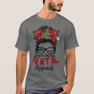 T-shirt Santas Favorite Dental Hygiène