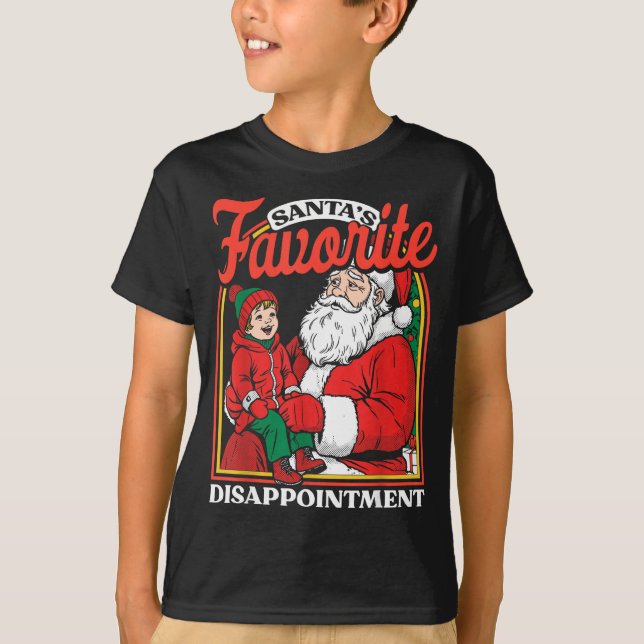 T-shirt Santas Favorite Disapintment Funny Sarcastic Chris (Devant)