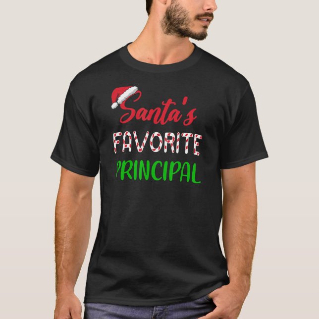 T-shirt Santas Favorite Principal     Chritsmas (Devant)