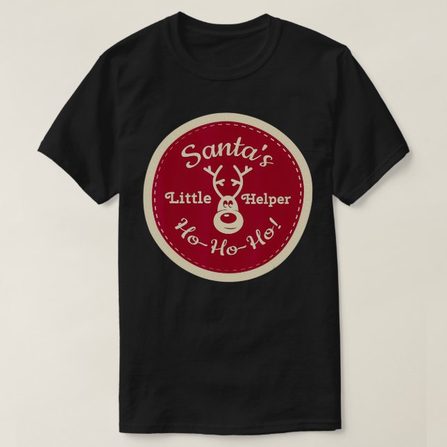 T-shirt Santas Little Helper Funny Christmas s4444 (Design devant)