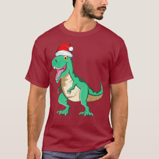 T-shirt Santasaurus Rex TRex Pajamas de Noël Dinosaur