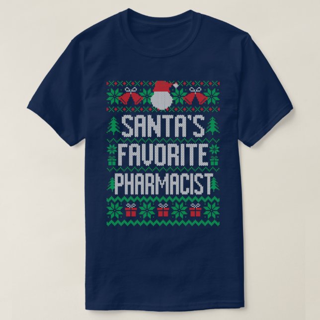 T-shirt Santax27s Pharmacien favori (Design devant)