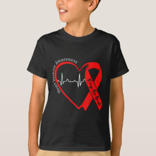 T-shirt Santé cardiaque Sensibilisation aux maladies cardi