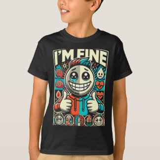 T-shirt Santé mentale des hommes, ça va, aide, dépression,