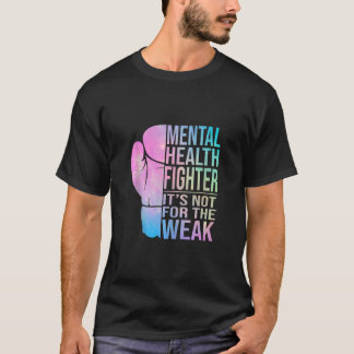 T-shirt Santé mentale des hommes Lutte pour la santé menta