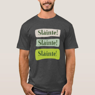T-shirt Santé vert du jour de St Patrick irlandais de