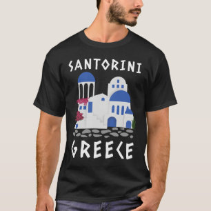 T-shirt Santorin, Grèce