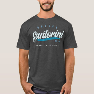 T-shirt Santorin Grèce